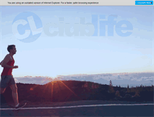 Tablet Screenshot of clublifefit.com